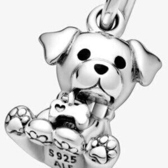 Silver Dog Charm - Picture 4 of 5